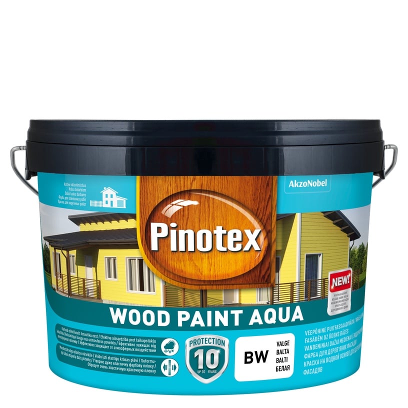 Värv Pinotex Wood Paint Aqua, punane, 2.5 l