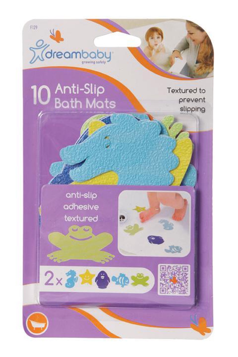 Детское сиденье для ванны Dreambaby Non-Slip Adhesive Bath Strips, многоцветный, 10 см