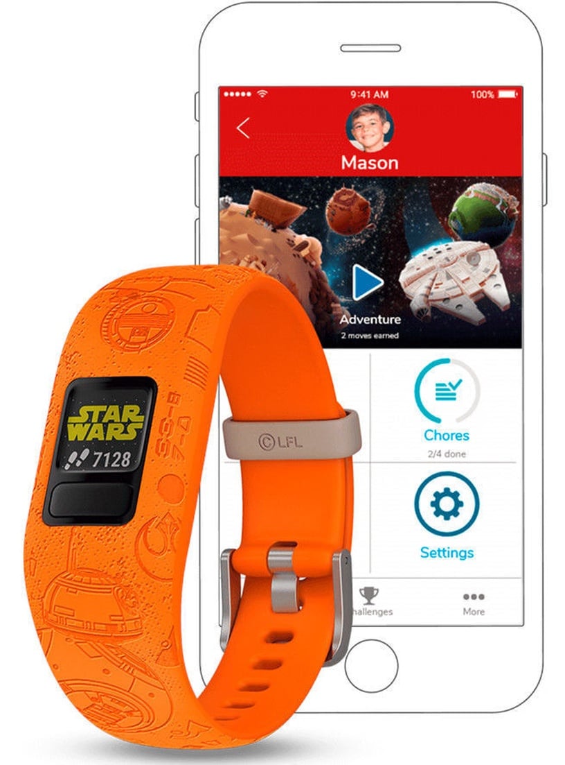 Nutikäevõru Garmin Vivofit jr. 2 Star Wars Light Side, oranž
