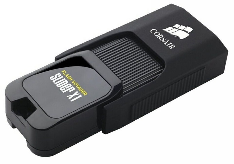 USB-накопитель Corsair Voyager Slider X1, черный, 64 GB