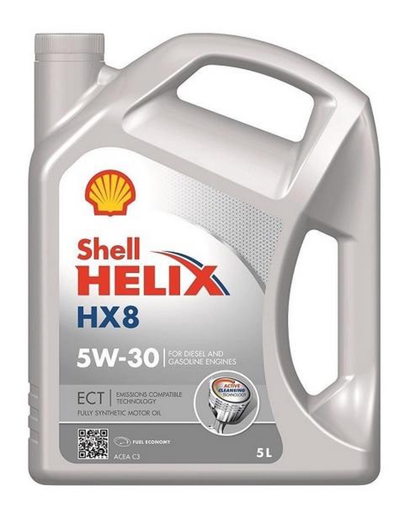 Mootoriõli Shell Helix HX8 ECT 5W - 30, sünteetiline, 5 l