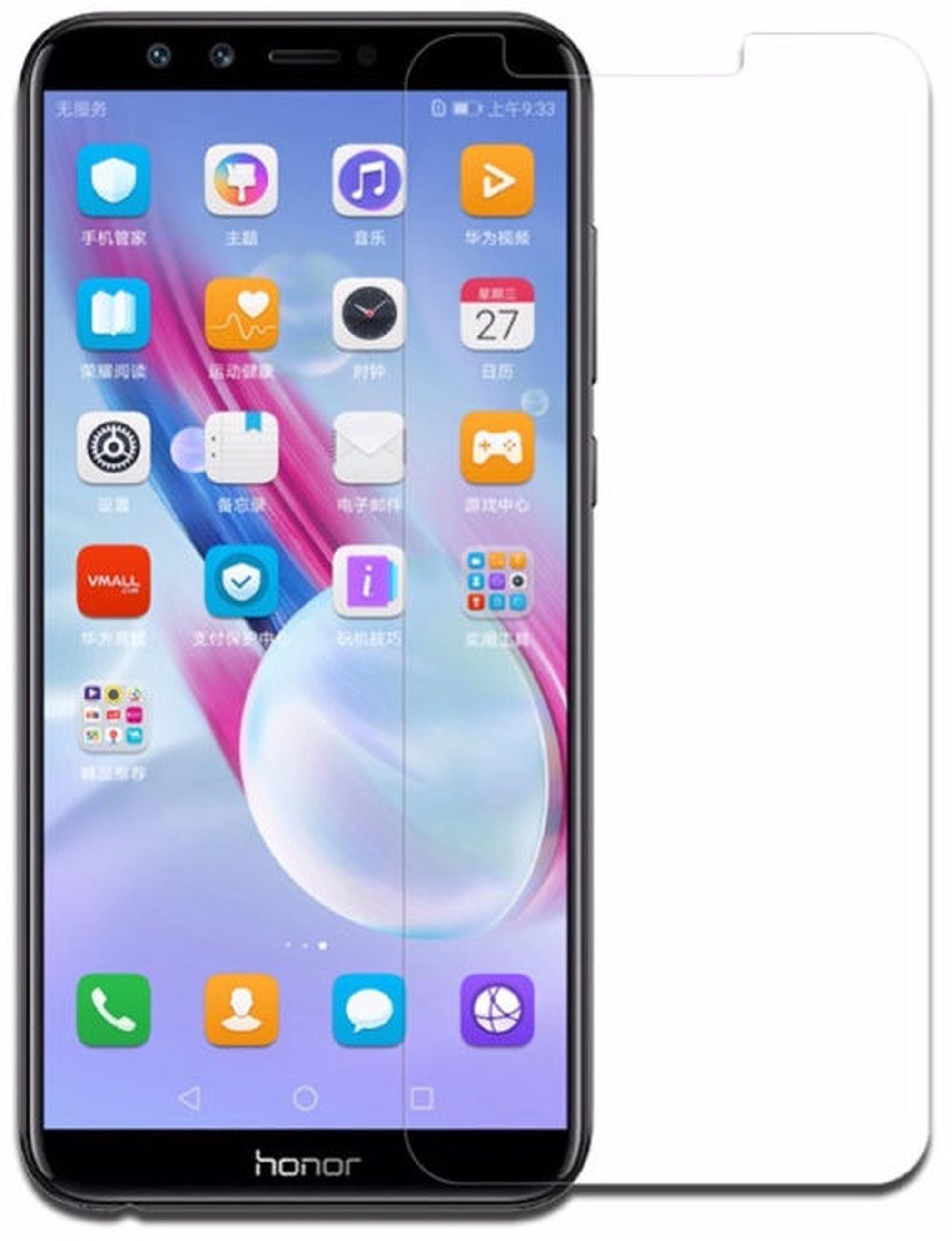 KIT 2 VETRO per HUAWEI HONOR 9 LITE Pellicole