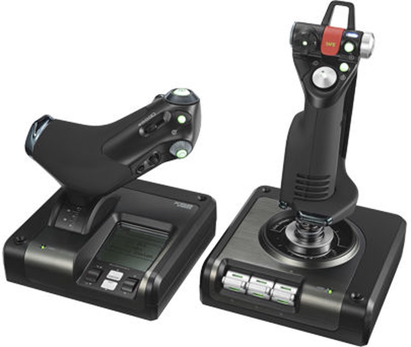 Джойстик Logitech X52, черный