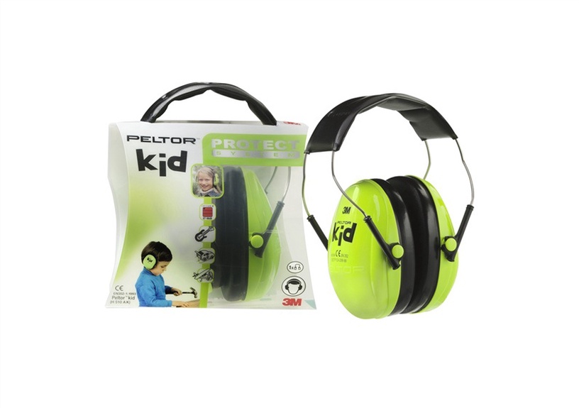 Drošības austiņas 3M Peltor Kid, zaļa