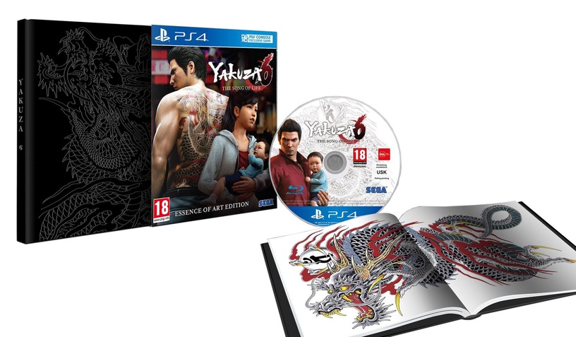 PlayStation 4 (PS4) mäng Sega Yakuza 6: The Song of Life - Essence of Art Edition