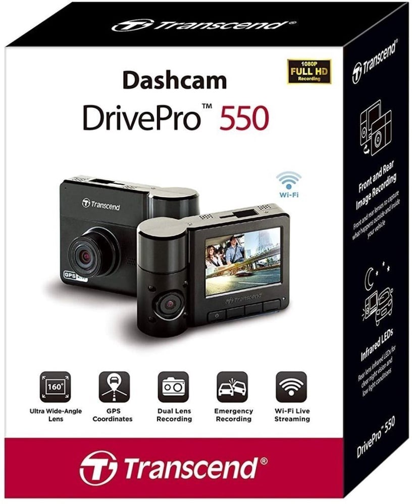Videoregistraator Transcend DrivePro 550A