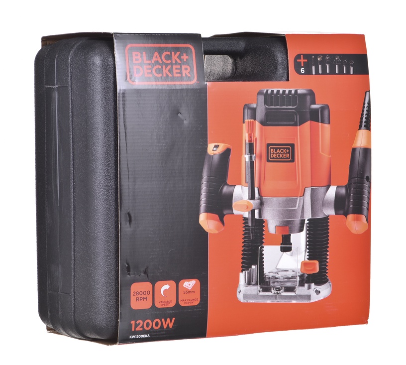 Frēze Black & Decker KW1200EKA-QS, 1200 W