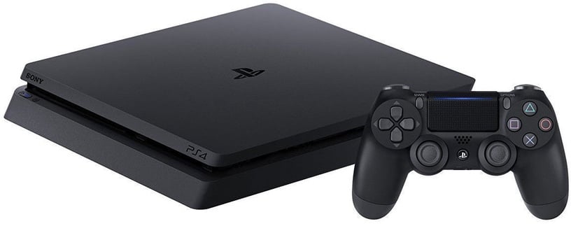 Mängu arvuti Sony PlayStation 4 Slim, Ethernet LAN (RJ-45) / 3.5 mm (AUX) / Wi-Fi / Wi-Fi Direct / Audio Out / Bluetooth 2.1, 1 TB