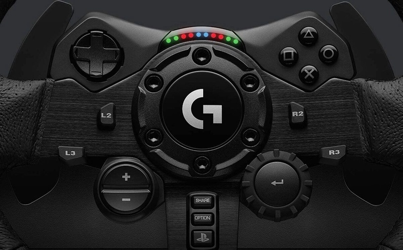 Игровой руль Logitech G923 PS4 / PC, черный