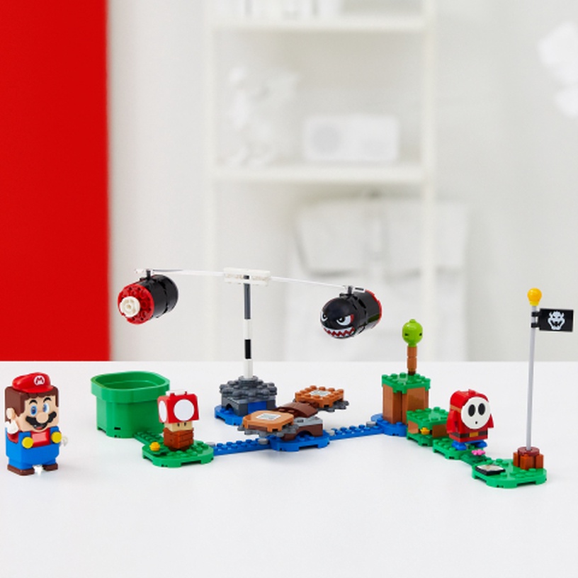 Konstruktors LEGO® Super Mario Būmera Bila aizsprosta paplašinājuma maršruts 71366, 132 gab.
