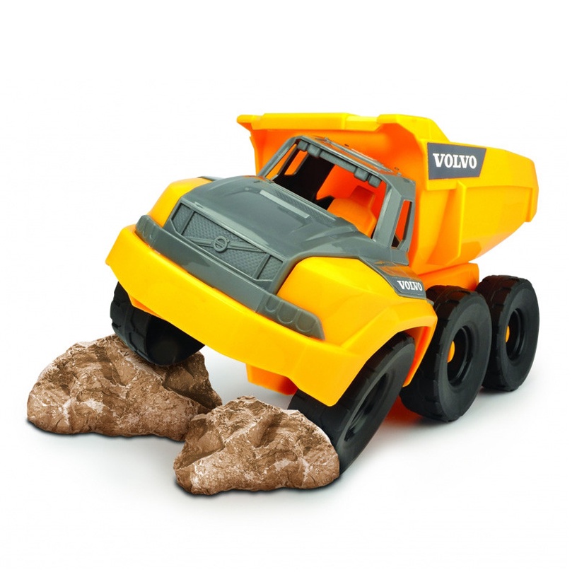 Transporta rotaļlietu komplekts Dickie Toys Set Volvo 459944, dzeltena