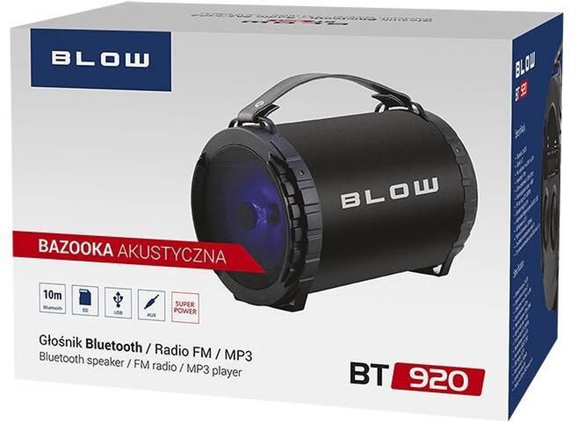 Juhtmevaba kõlar Blow BT-920, must, 120 W