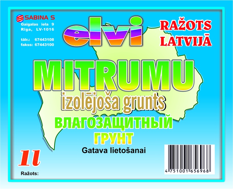 Grunts dziļumgruntis Primer Hidro, 5 l