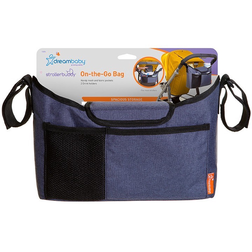 Сумка для коляски Dreambaby On The Go Bag, черный/серый