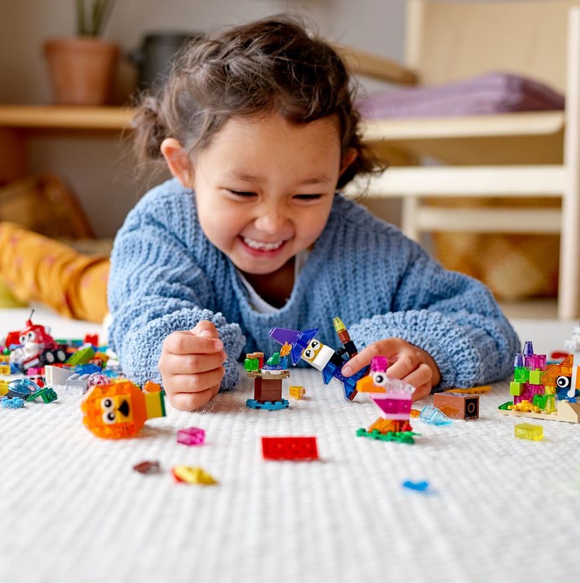 Konstruktor LEGO Classic Läbipaistvad loovmänguklotsid 11013