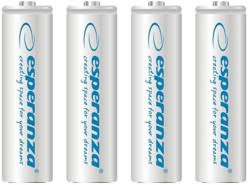 Uzlādējamās baterijas Esperanza, AA, 2000 mAh, 4 gab.