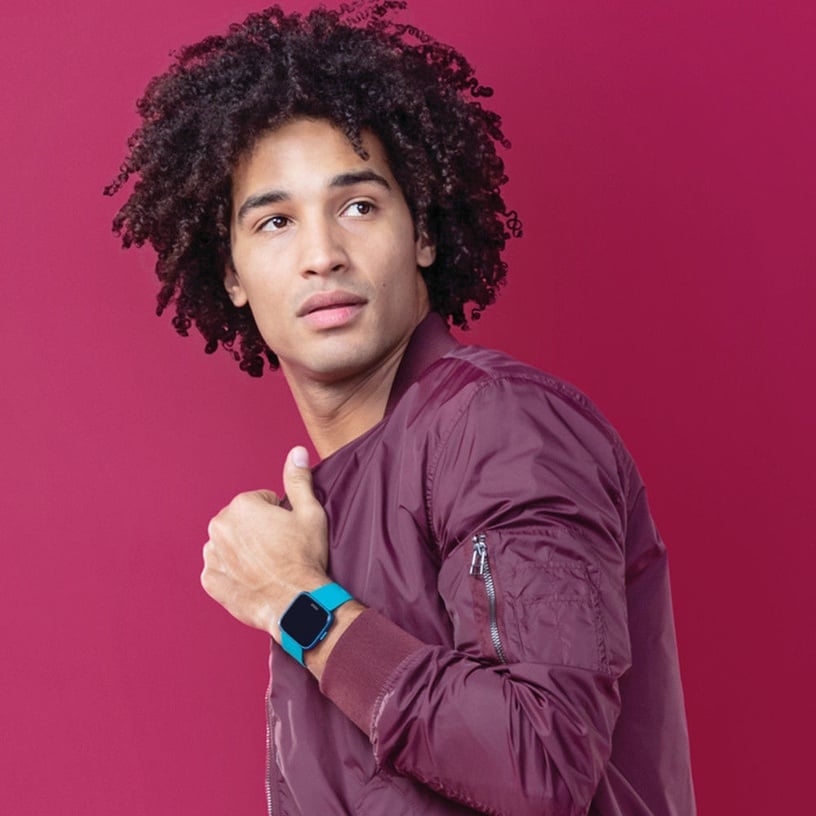 Nutikell Fitbit Versa Lite, sinine