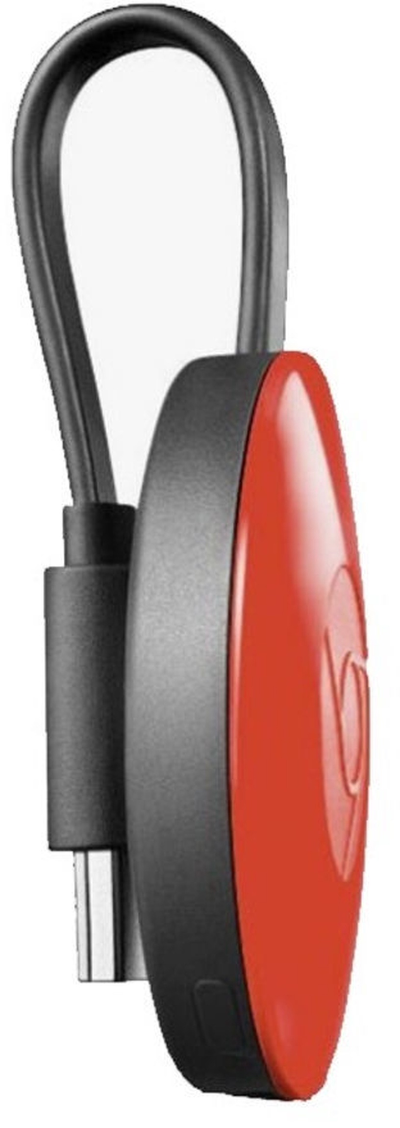 Multivides atskaņotājs Google Chromecast 2, Micro USB, sarkana/hroma