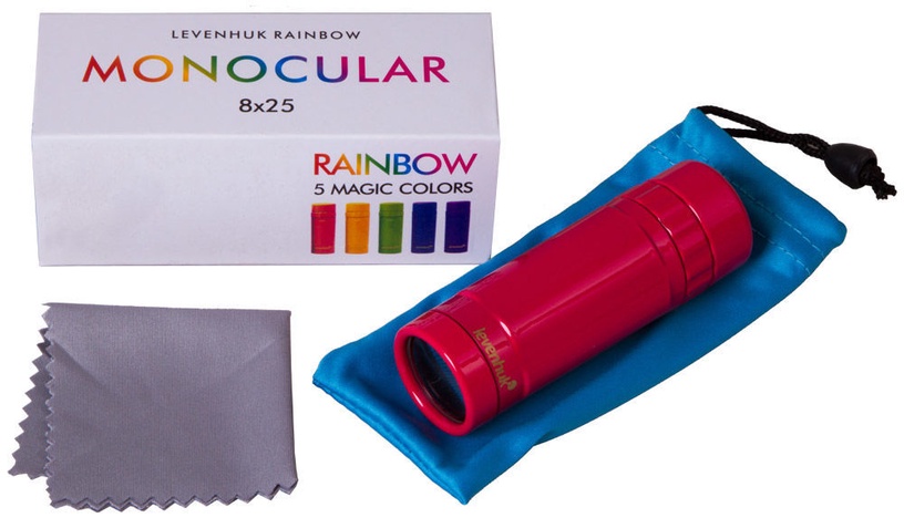 Monoklis Levenhuk Rainbow 8x25 Red Berry