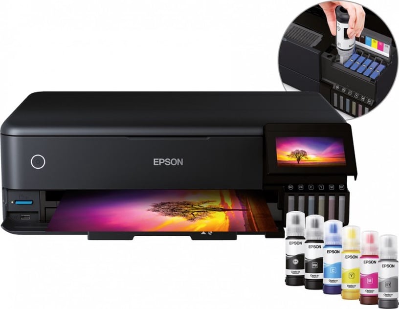 Многофункциональный принтер Epson EcoTank ET-8550, струйный, цветной