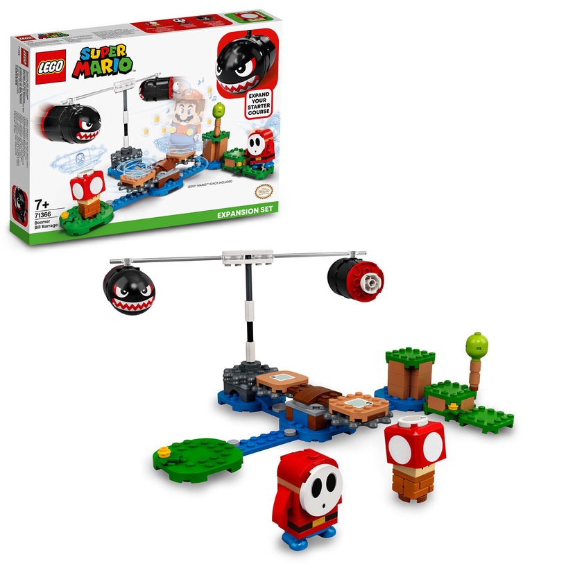 Konstruktors LEGO® Super Mario Būmera Bila aizsprosta paplašinājuma maršruts 71366, 132 gab.