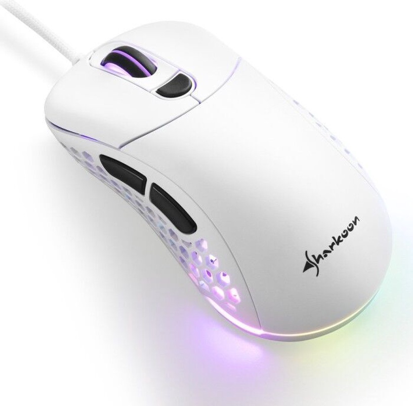 Spēļu pele Sharkoon Light 200, balta