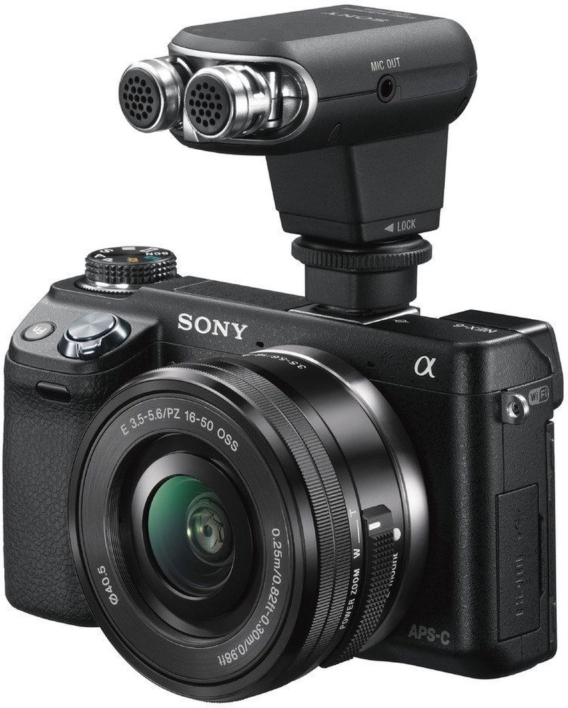 Микрофон Sony ECM-XYST1M, черный