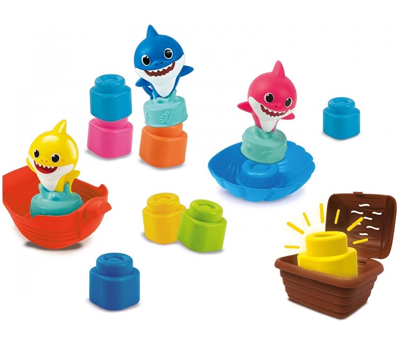 Vannimänguasi Clementoni Baby Shark My First Play Set, mitmevärviline, 14 tk
