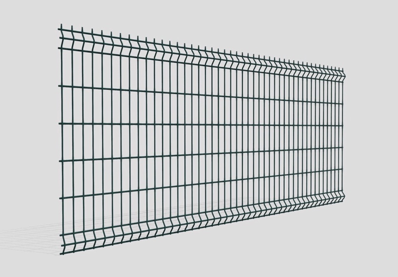 3D сегмент забора Garden Center, 250 см x 123 см