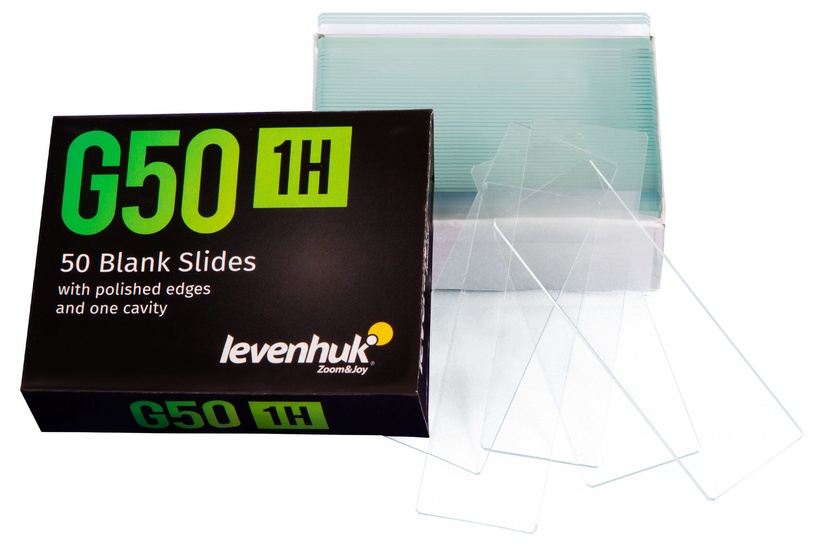 Стекла для микроскопа Levenhuk