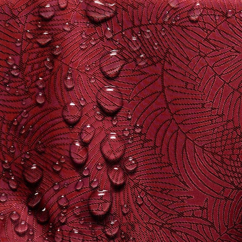 Laudlina ovaalne AmeliaHome Gaia Oval, punane, 155 x 450 cm