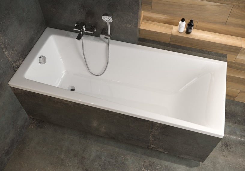 Vanna, brīvi novietots Cersanit Lorena S301-075, 160 cm x 70 cm x 44 cm, taisnstūra