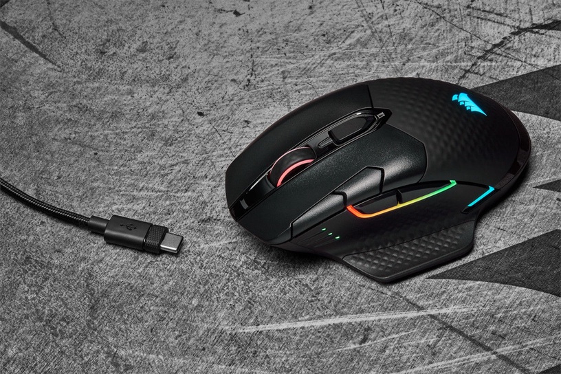 Spēļu pele Corsair Dark Core RGB PRO, melna