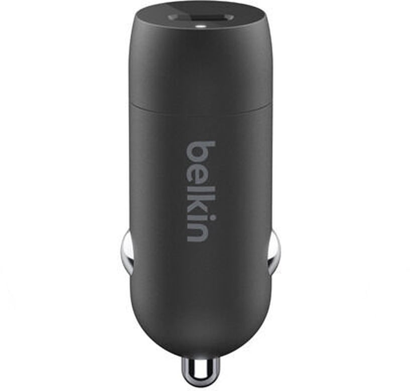 Auto telefona lādētājs Belkin, USB-C, melna, 20 W