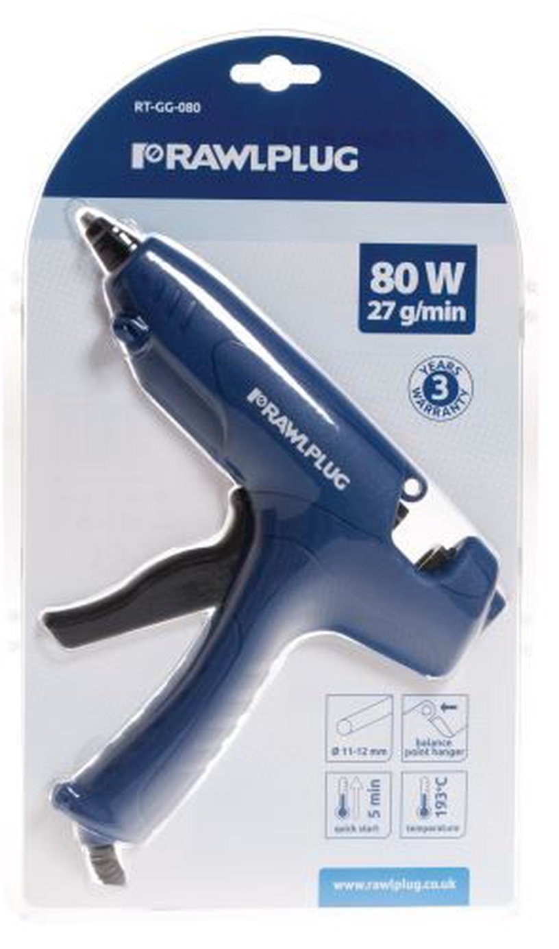 Līmes pistole Rawlplug RT-GG-080, 80 W, 12 mm