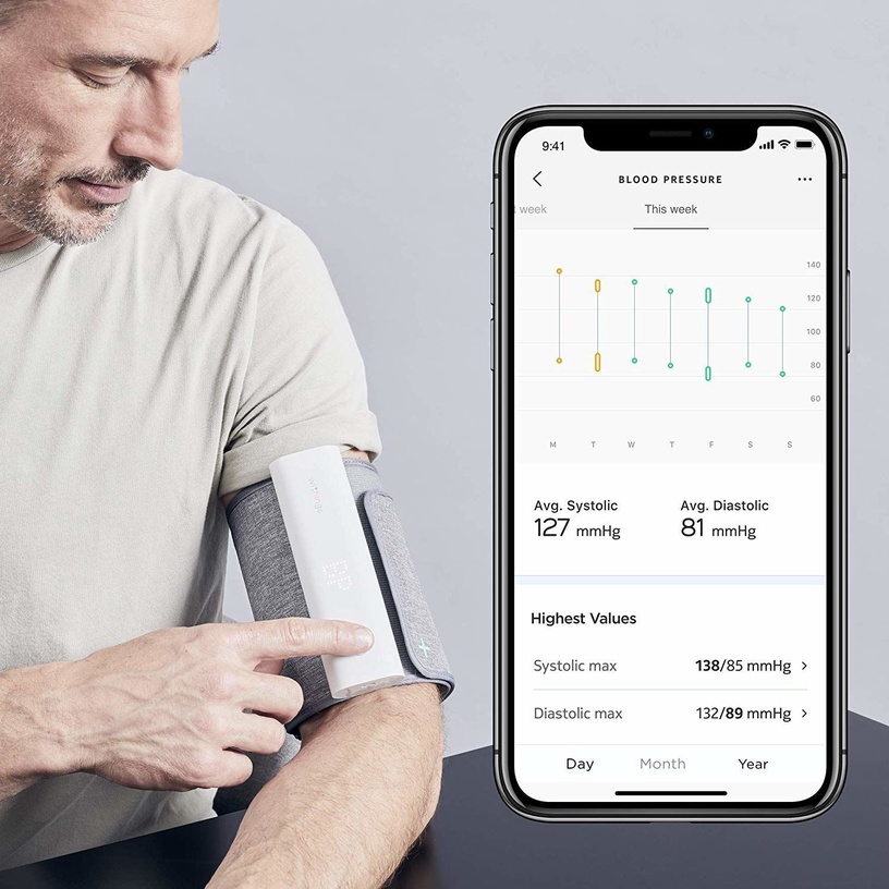 Augšdelma asinsspiediena mērītājs Withings BPM