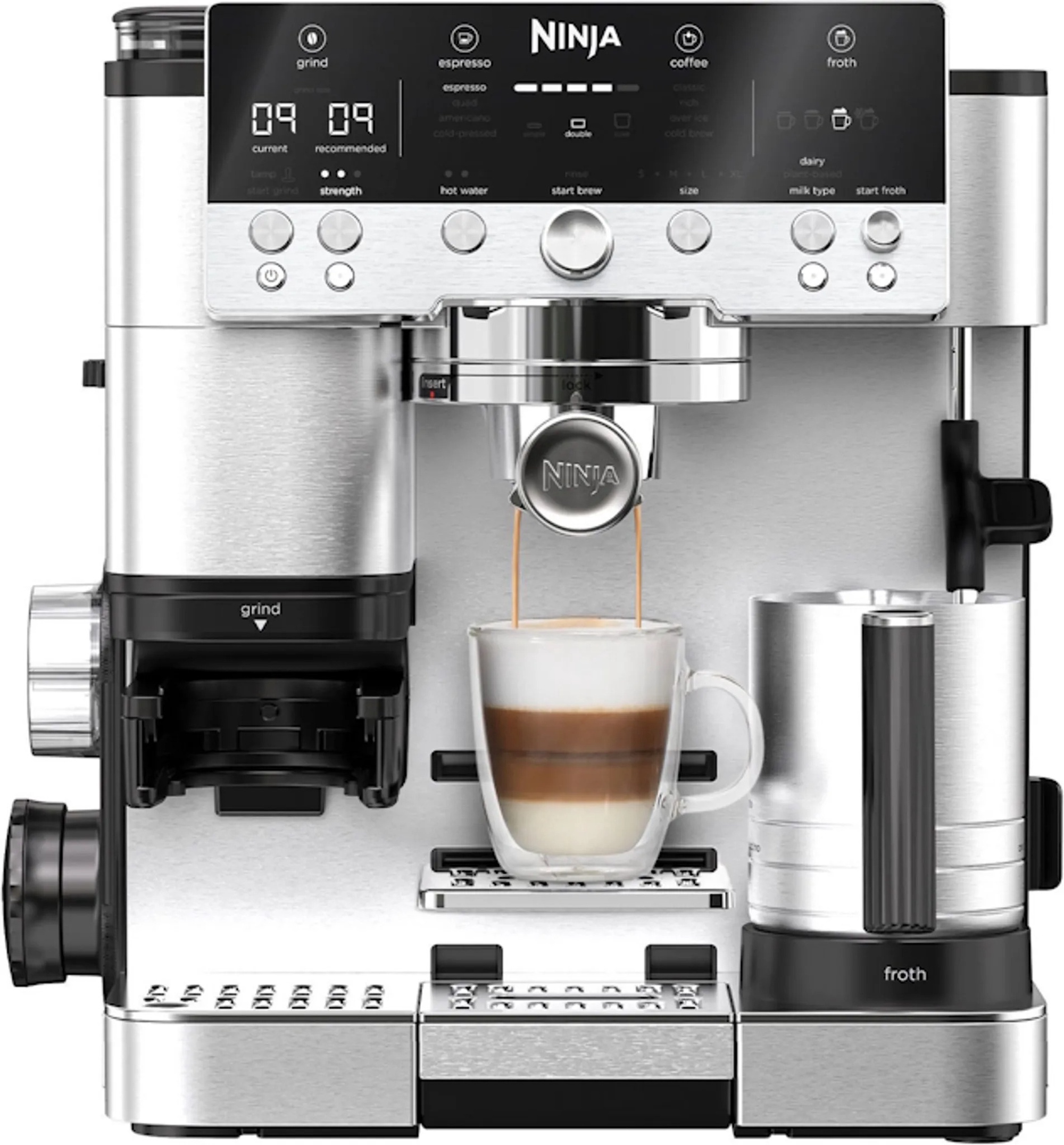 Ninja ES701EU Ninja Luxe™ Café Premier 3 az 1-ben eszpresszó, Drip Cof – Ninja Magyarország