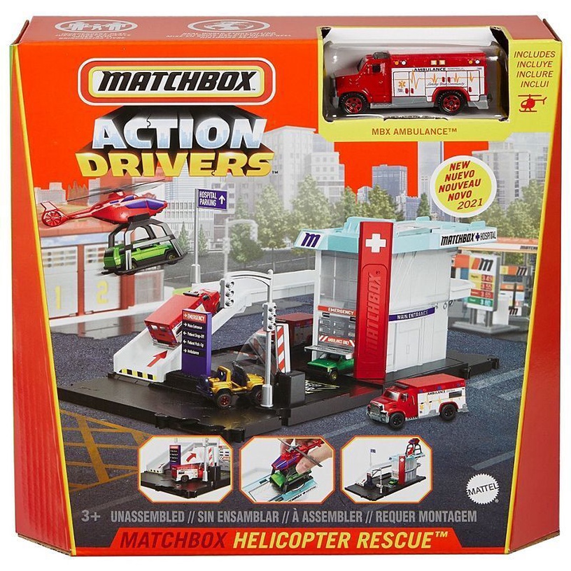 Transporta rotaļlietu komplekts Mattel Matchbox