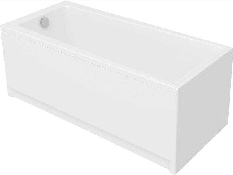 Vanna, brīvi novietots Cersanit Lorena S301-075, 160 cm x 70 cm x 44 cm, taisnstūra