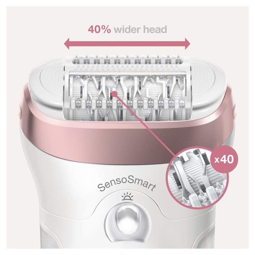 Epilaator Braun Silk-èpil 9 SensoSmart SES9/890, valge