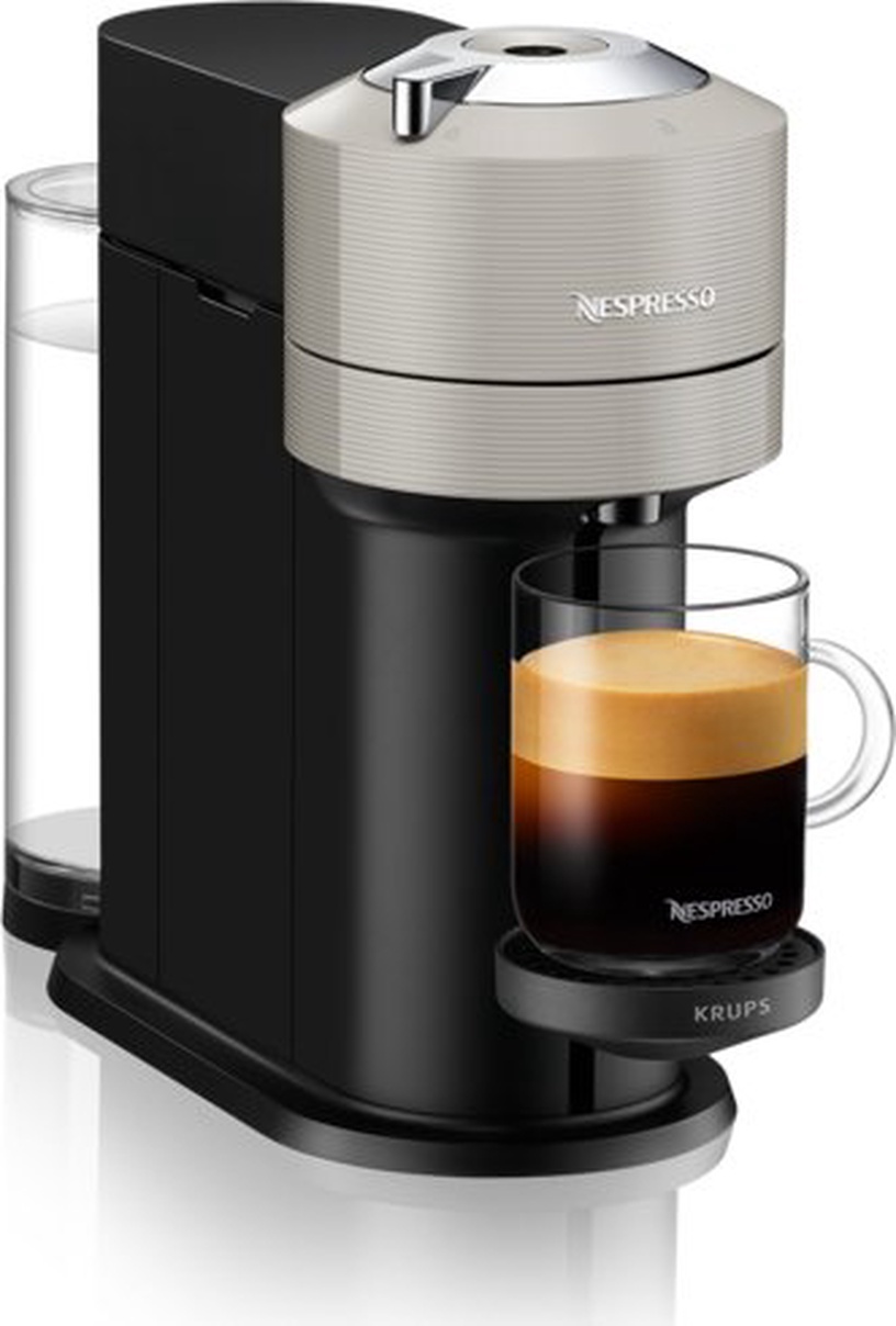 Kapsulas kafijas automāts Krups Vertuo Next XN910B.20, melna/pelēka