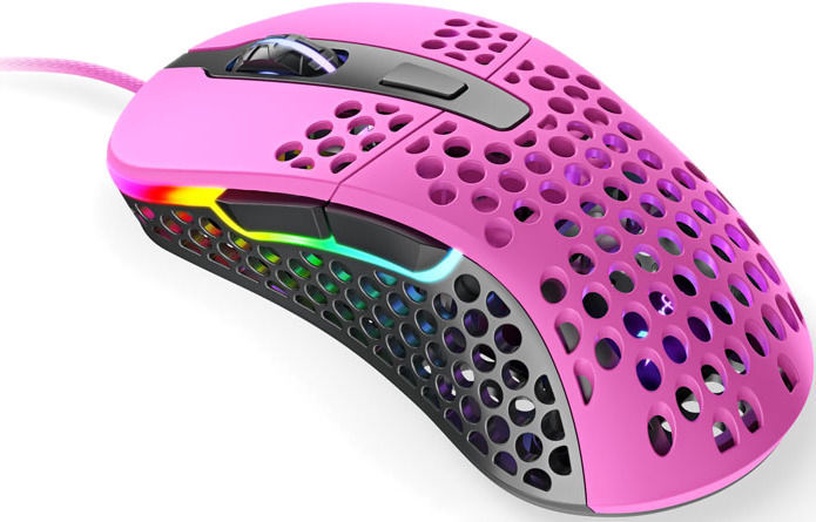 Игровая мышь Xtrfy M4 RGB, розовый