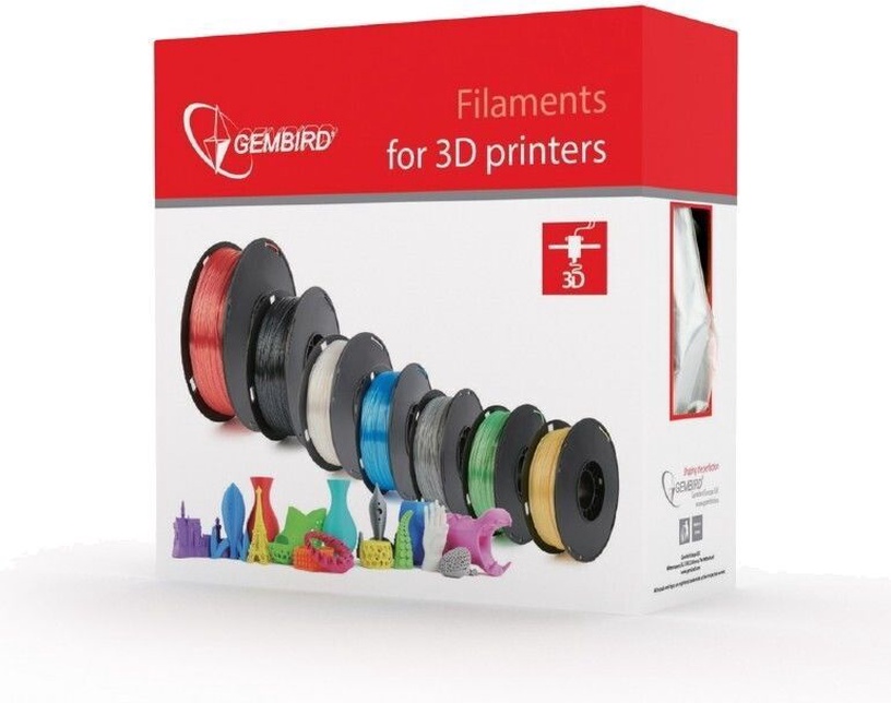 Filament Gembird 3DP-HIPS1.75-01-R, 400 m, punane