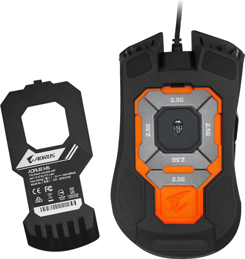 Игровая мышь Gigabyte AORUS M5, черный