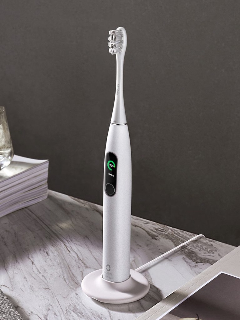 Elektriskā zobu birste Oclean X Pro Elite, pelēka