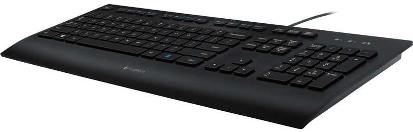 Klaviatūra Logitech K280e, EN, melna