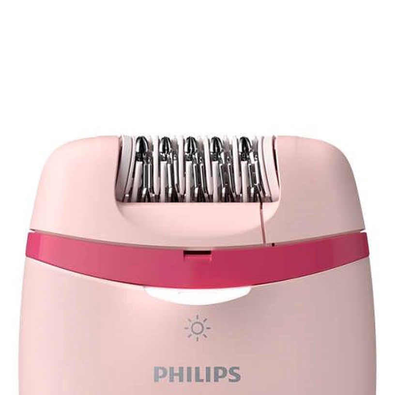 Эпилятор Philips Satinelle Essential BRE285/00, белый/розовый