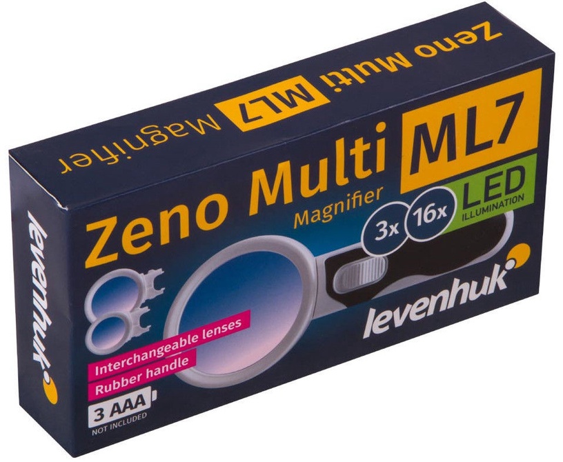 Palielināmais stikls Levenhuk, balta