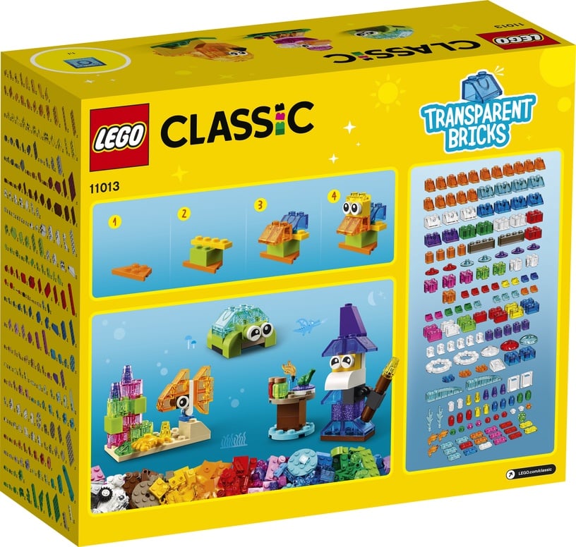 Konstruktor LEGO Classic Läbipaistvad loovmänguklotsid 11013