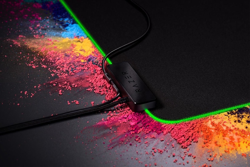 Peles paliktnis Razer, 13 cm x 92 cm x 0.3 cm, melna